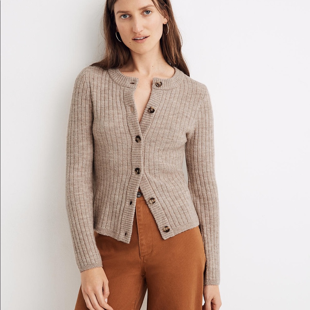 Madewell Merritt shrunken cardigan sweater